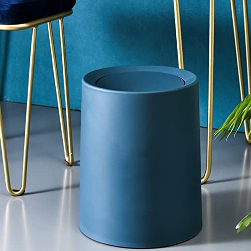 Grfit Trash Can Kitchen Garbage Bin 12L Simple Household Swing Lid Garbage Cans Bathroom Kitchen Open Garbage Cans Commercial Office Double Plastic Tube Kitchen Trash Can Garbage Can (Color : Orange) #TOP3