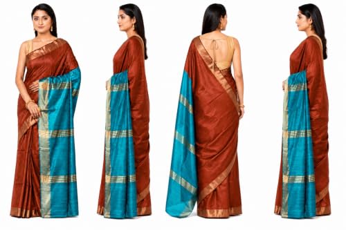 RACHBAI tussar silk saree in pure silk – image 2