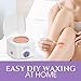 Satin Smooth Professional Single Deluxe Cream Wax Warmer Kit For Unwanted Facial And Body Hair Removal