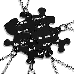 5 BFF Necklace Black
