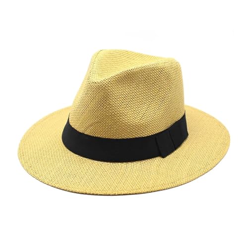 Chapeaux de soleil en paille papier pour hommes et dames recherchant une protection d'extérieur