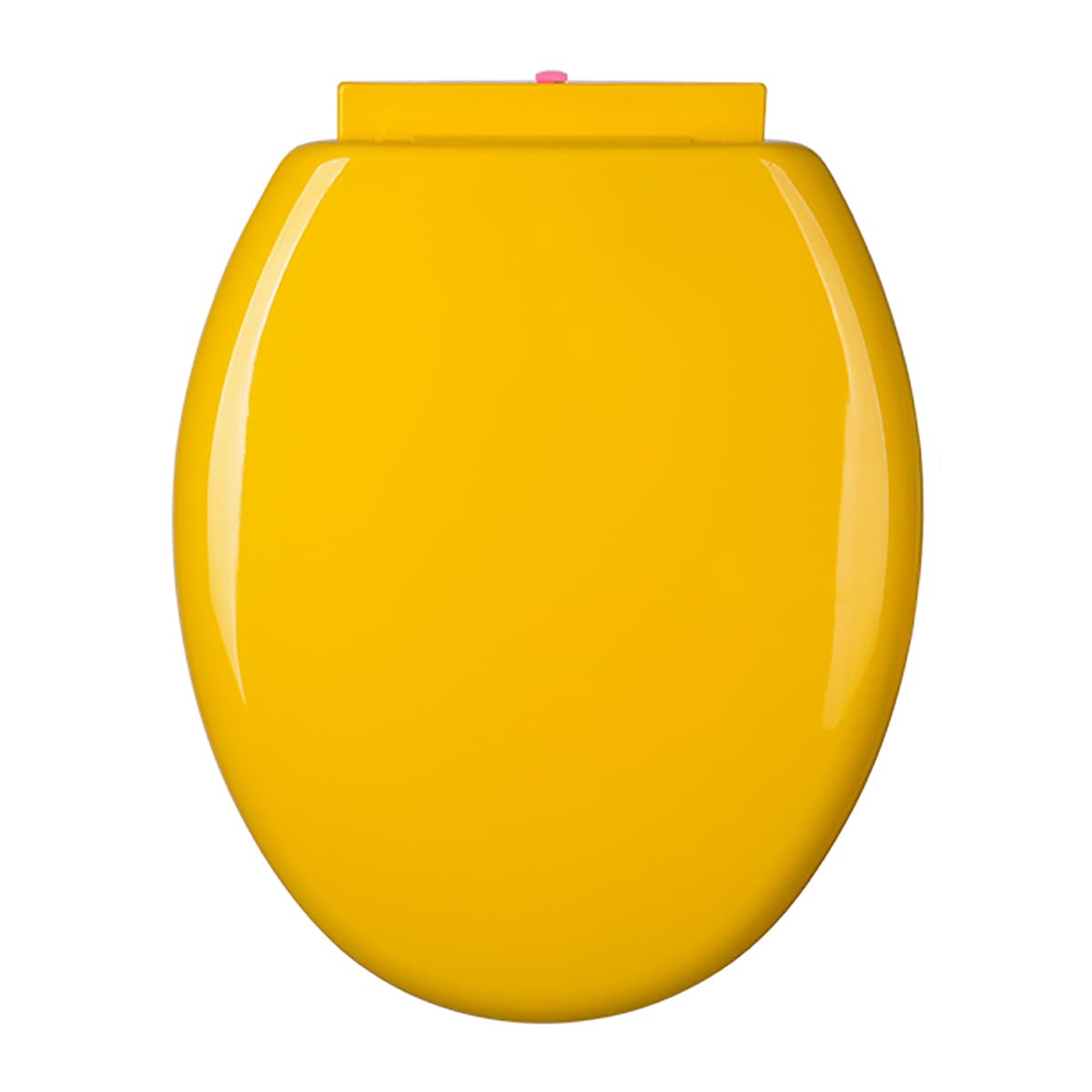Soft Close Round Toilet seat, 16.5 Yellow pp Quiet no slam Cover, Easy Install Clean, Adjustable Durable Plastic, slam, Round, Close, Toilet, Quiet, Soft, seat, Yellow