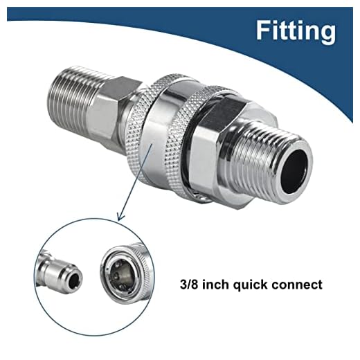 Raincovo Quick Connect Pressure Washer Fittings