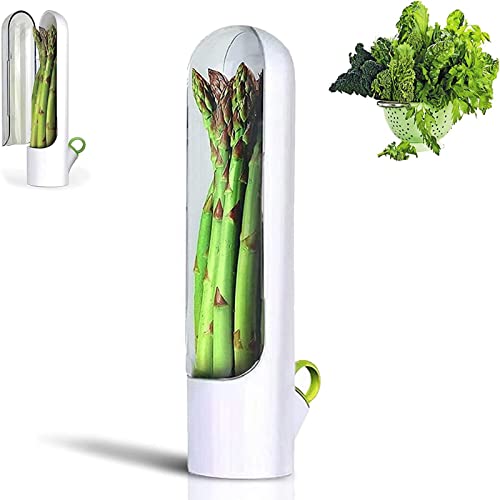 Fresh Herb Keeper,Herb Savor Pod,9.8In Herb Saver For Refrigerator,Keeps Greens Fresh Herb Keeper,Clear Herb Storage Containers For Refrigerator,For Herbs,Mint,Parsley,Chives,Rosemary,Thyme,Dill #TOP7