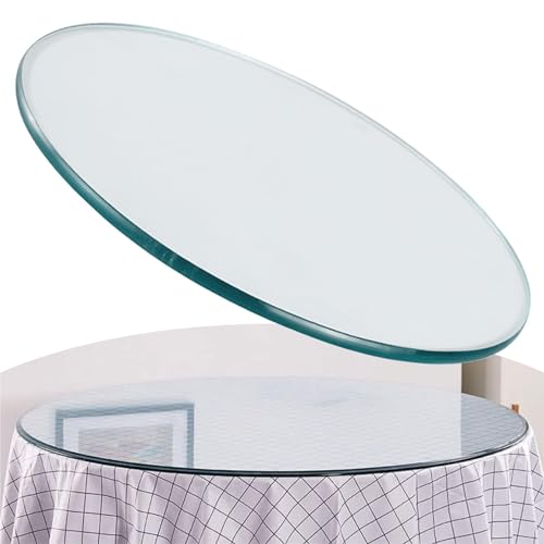 Round Glass Table Top 7mm Thick Clear Tempered Glass for Round Table Top 14