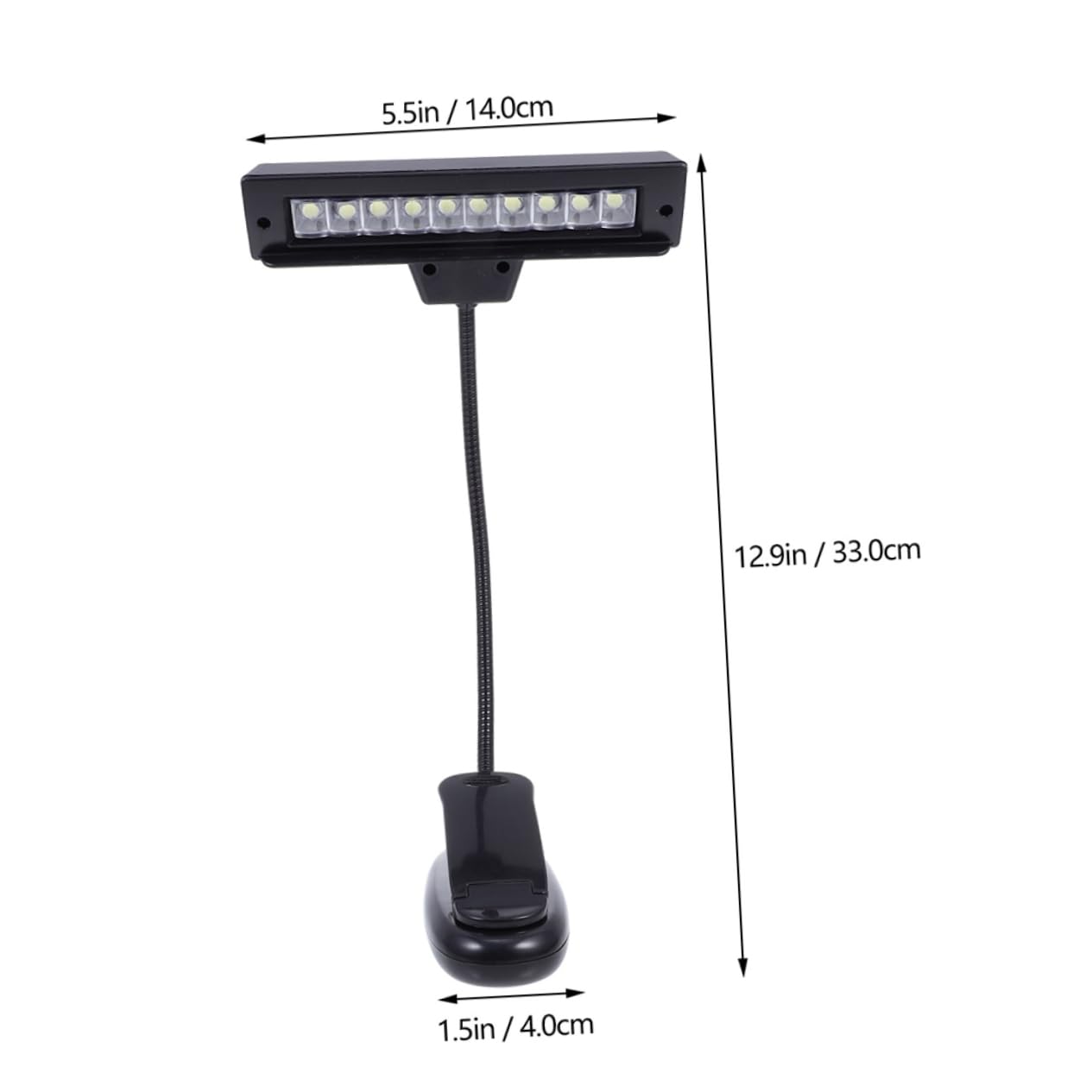 DECHOUS Portable Piano Music Stand Light Led Book Light Dimmable Eye-Safe Touch Control Reading Lamp