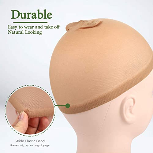 Wig Caps For Women Brown, Wig Caps For Lace Front Wig, Stocking Caps, Stretchy Wig Caps, Brown And Light Brown Wigs Caps For Cosplay, Stretchy Nylon Wig Caps For Women 8Pcs #TOP5