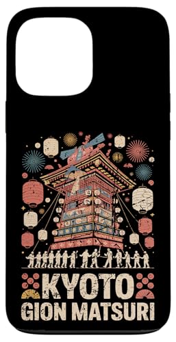 Gion Matsuri Kyoto Festival Japonés Recuerdo Naginata Japonés Carcasa para iPhone 13 Pro MAX