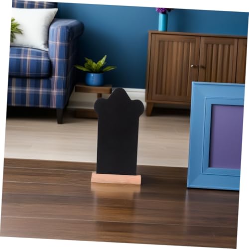 Mini Chalkboard Signs Coffin TOPBATHY : 16 ardoises de table double face - 6