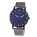 Produktbild 2020 Ultra flach Herren Damen Uhren/Armbanduhr 40mm mit Mesh Armband/Uhrenarmband NO.83 DEinstellbar(Touch Lampe mit Uhr Herren Uhr großes zifferblatt 1 Euro Artikel ohne)