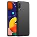 Produktbild Migimi Samsung Galaxy A50 Handyhülle, Galaxy A50 Hülle Silikon Ultra Dünn TPU Matte Schutzhülle, Anti-Fingerabdruck Kratzfest, Stoßfest Bumper Cover Kompatibel mit Galaxy A50/A30S/A50S - Schwarz