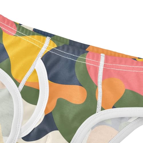 KLL Seashells Different Shapes and Starfish Toddler Boy Comfort Boxer Briefs Breathable Children Panties4