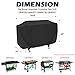 Guisong Flat Top Grill Cover for Royal Goumet GB4000/GB4007/GB4001B/GB4002 2018-2024 Propane Gas Grill, Waterproof 36 Inch Griddle Cover for Char-Griller Flat Iron 4-Burner Grill -64.8 x 25 x 34