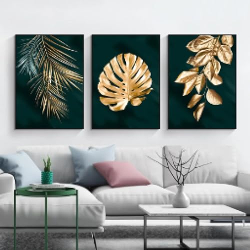 Tableau d'art mural plantes pour habiller un mur de salon et réchauffer votre intérieur