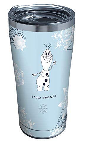Tervis Disney Frozen 2 Olaf Insulated Travel Tumbler & Lid, 1 Count (Pack of 1), Silver