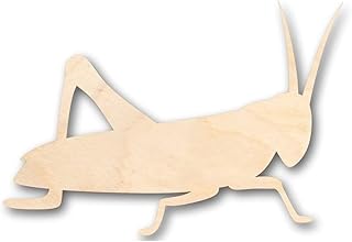 Unfinished Wood Grasshopper Shape Insect Wildlife Craft up to 46" DIY 4" / 1/4"