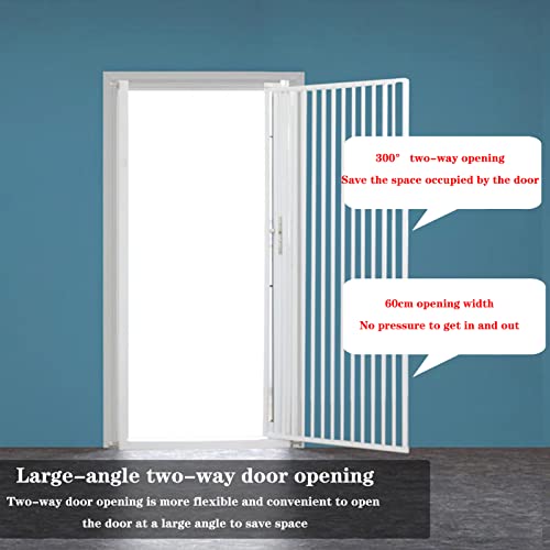 Gate de pet 80cm : empêchez votre chiot de monter l'escalier - 4