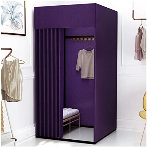 SIAMZYWV Clothing Store Fitting Room Lightweight Movable Changing Room Privacy Protection Dressing Room for Dormitories Outdoor Booths