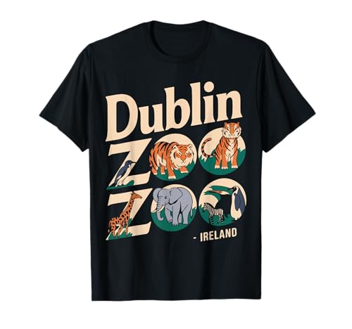 Dublin Zoo Ireland Irish Elephants Zoo Tiger T-Shirt