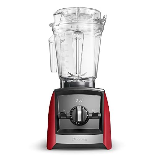 Vitamix Ascent 2500i Batidora Vaso, 1400 W, 2 litros, Libre BPA, Rojo
