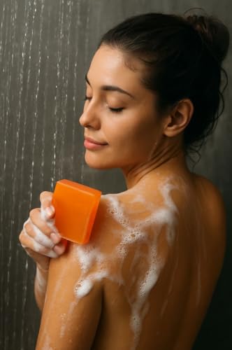 Image of Kojic Acid Soap with Glutathione, Niacinamide, Lemon for Skin Brightening, Dark Spots (Pack of 2)