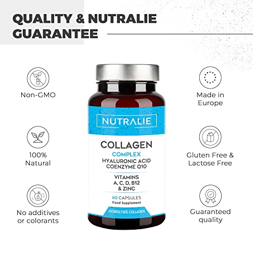 Collagen-Hyaluronic-Acid-Q10-Hydrolysed-Collagen-Women-Men-Vitamins-A-C-D-B12-Zinc-Skin-Joints-and-Hair-High-Strength-Collagen-Complex-60-Capsules-Nutralie