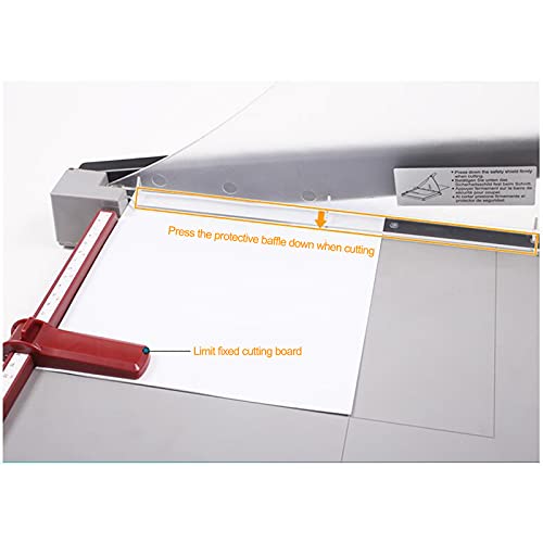 Profi A4/A3 Papierschneider - Präziser Hebelschneider für saubere Schnitte auf Papier, Fotos, Bastelkarton - Ideal für Zuhause und Büro - Arbeitsplattenwerkzeug