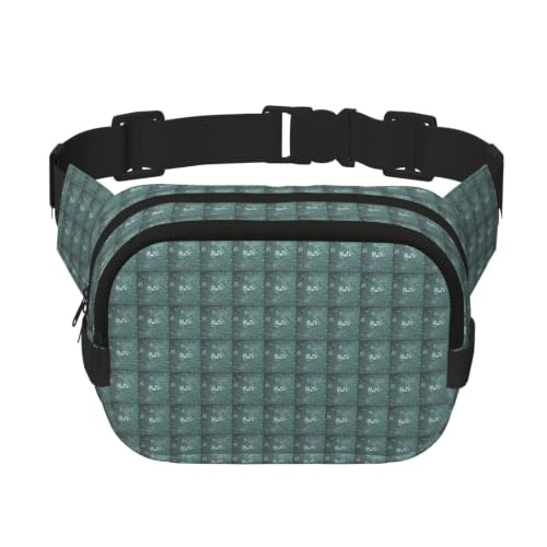 Sac banane mathématiques carré double couche homme femme pour voyage sportif