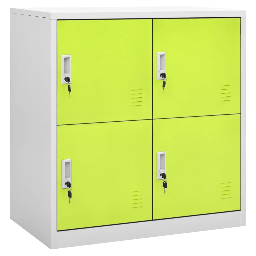 Aioneer 4 Doors Lateral File Cabinet With Lock, Home Office Storage Filing Cabinet With Cube Storage For Letter/Legal Size, File Cabinet For Home, Office, School-Yellow