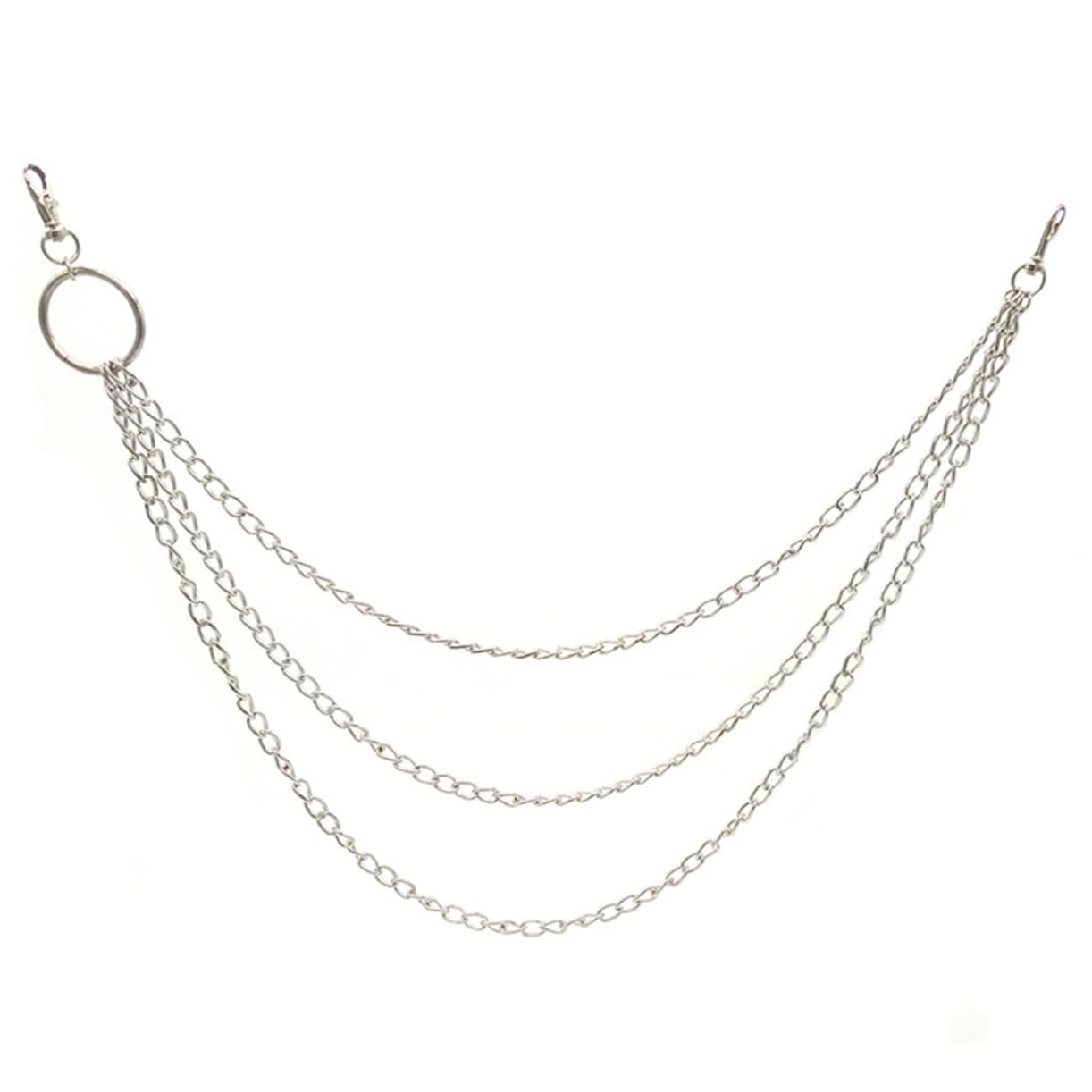 COLLBATH Trousers Chain Universal Fit Metal Hip Hop Punk Jeans Chain for Stage Performance