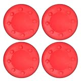4PCS Thumb Stick Grips Caps Silicone Analog Thumbstick Grips Cover for Xbox One Xbox 360 PS5 PS3 PS4 PS4 Pro Slim Accessories (Red)