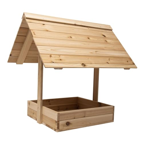 WERKA PRO Mangeoire Bois pour Poules 70 x 60 x h 70cm