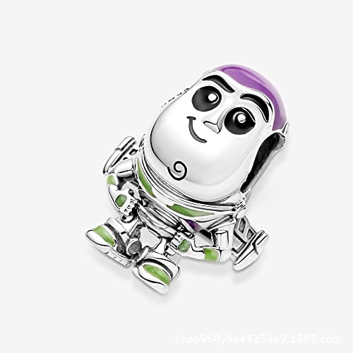 Lightyear Charm 925 Sterling Silver Pendant,Jewelry Beads Gifts for Women Bracelet&Necklace A01142