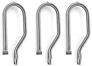 3 Pack Stainless Steel Replacement Burner for Kirkland 778627, Kirkland sku778627, Harris Teeter 210001, Sterling 778627, Nexgrill 720-0008-t, 720-0011, 720-0108 & Forge Courtyard 2404 Gas Models.