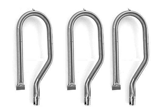 3 Pack Stainless Steel Replacement Burner for Kirkland 778627, Kirkland sku778627, Harris Teeter 210001, Sterling 778627, Nexgrill 720-0008-t, 720-0011, 720-0108 & Forge Courtyard 2404 Gas Models. -  Grill Parts Zone