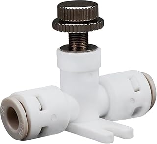 Válvula de control de flujo, regulador de presión de agua ajustable con núcleo de acero inoxidable, para sistemas de purificación de agua caseros