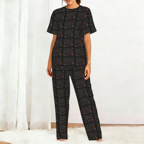 Pyjama formule mathématique vêtement de nuit doux imprimé sciences
