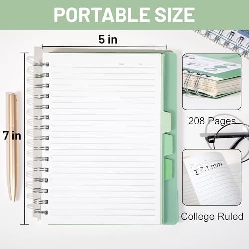 Cahier à spirale multi-matières doté de 5 intercalaires pour optimiser la prise de notes - 7