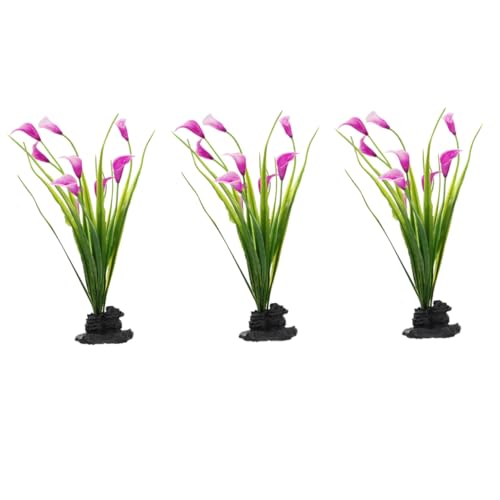 Garneck 3pcs Lifelike Plant Dish Decor for Sashimi and Sushi Plates Elegant Flower Ornament for Home and Restaurant Tabletop Decoration Material for Memorable Dining Experiences