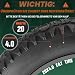 GRELiving Fatbike Reifen 20x4.0 (102-406) Extra Stark für E-Bike (20x4.0(102-406), 2*Reifen+2*Schlauch+2*Reife...