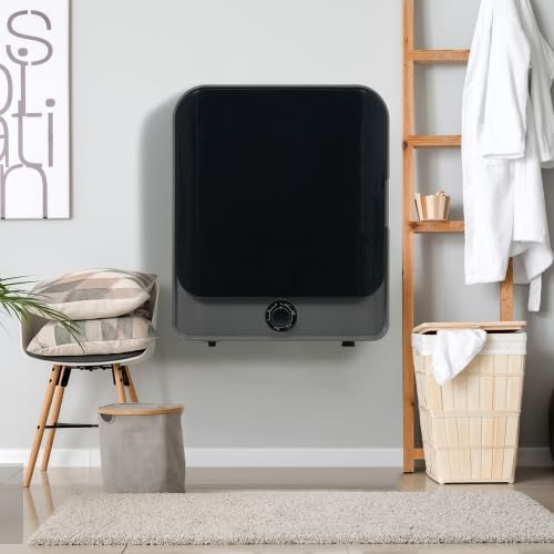 Secador de aire de salida | 3-4,5 kg de capacidad, 830 W, 4 programas, montaje en pared, función de refrigeración de 20 minutos, protección contra sobrecalentamiento, ideal para apartamentos pequeños