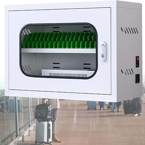 Chariots de stockage à fente sécurisés pour recharger vos mobiles en continu