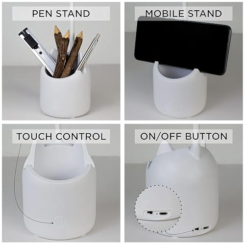 Image of 3D Crystal Ball Night Light with Wooden Base, Aesthetic Clear LED Lamp for Home and Bedroom Touch Switch, Warm Light for Kids and Teens Perfect Birthday & Anniversary (Table Lamp)