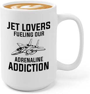 Pilot Coffee Mug 15oz White - lovers Fueling our - Pilot Gifts Airplane Flying Captains Aviator Airline Aviation
