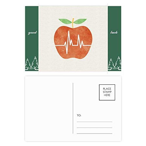 Cartes postales électrocardiogramme cœur lot de 20 pour des vœux jamais banals