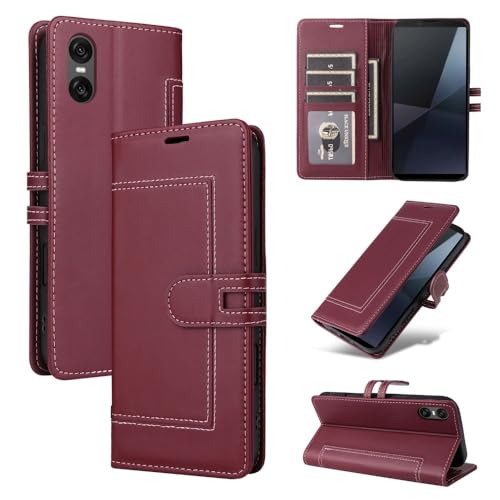 Étui portefeuille Sony Xperia 10 IV housse cuir clapet magnétique