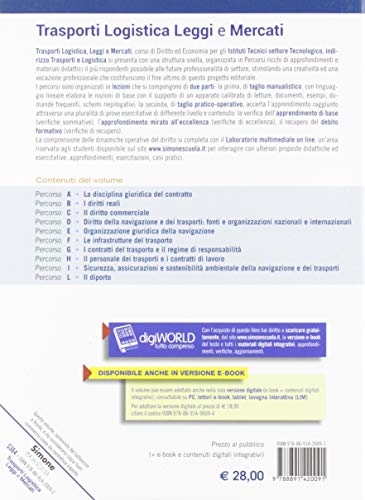 Trasporti Logistica Leggi E Mercati. Diritto Ed Economia. Per Il Secondo Biennio Ed Il Quinto Anno Dei Nuovi Ist. Tecnici Settore Tecnologico, Indirizzo Trasporti E Logistica, Articolazione Logist... - 2