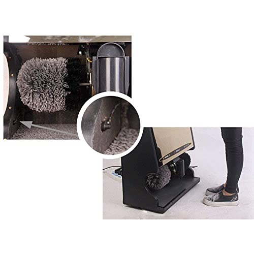Lucidatore per Scarpe, Spazzola elettrica Verticale a induzione Completamente Automatica per Vernice per Scarpe in Pelle nella Hall dell'hotel, 3 Colori Disponibili (53x30x84 cm) (53x30x84 cm)
