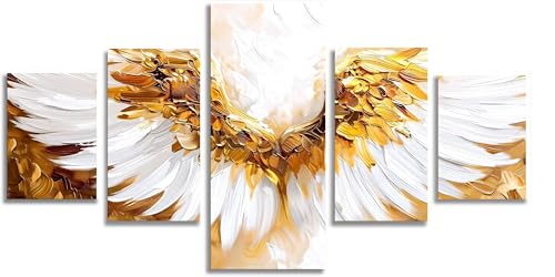 Diamond Painting Plume et Aile Mefooge | Kit Complet Broderie Diamant 5D Salon 100x60cm