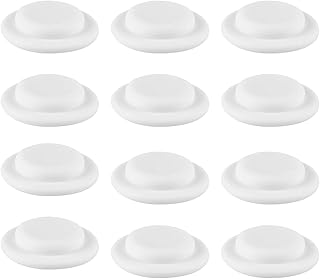 FAVOMOTO 1 Set 12pcs Milk Storage Cup Seal Bottle Sealing Discs Bottles Bottle Sealing Disk Breastmilk Bottles Sealing Discs for Jars Tippee White Food Grade Silicone